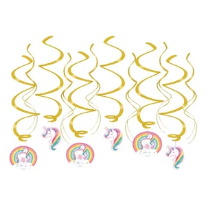Swirl decorations Unicorn