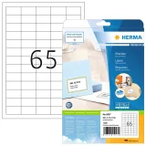 Etiket HERMA 5027 38.1x21.2mm premium wit 1625 stuks
