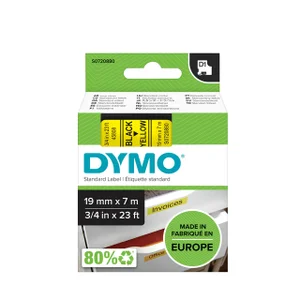Labeltape Dymo LabelManager D1 polyester 19mm zwar