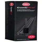 Bindrug GBC 10mm 21rings A4 zwart 100 stuks