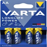 Batterij VARTA Longlife Power 4x AA