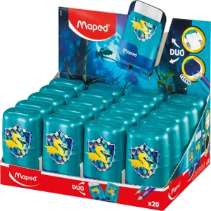 Puntenslijper Maped Connect Dragon 2-gaats met gum