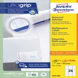 Etiket Avery 3474-200 70x37mm wit 4800 stuks