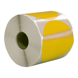 DULA Etiketten rond geel 80mm - 500 stickers op rol - Sluitzegel