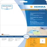 Etiket HERMA 4683 210x148mm transparant mat 50 stuks