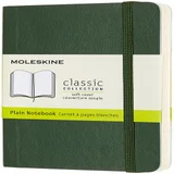 Notitieboek Moleskine pocket 90x140mm blanco soft cover myrtle green