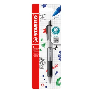 Balpen STABILO pointball colorful medium zwart bli
