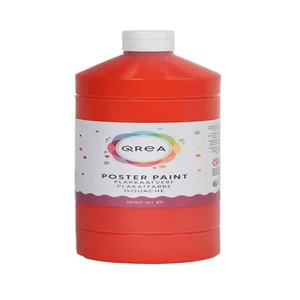 Plakkaatverf Qrea lichtrood 1000ml
