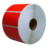 DULA - Zebra etiket rood 57x32mm - 800262-125 - Z-Select 2000D - kern 25mm - 1500 per rol