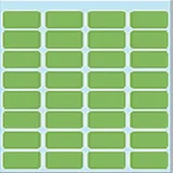 Etiket HERMA 3645 12x19mm groen 160 stuks