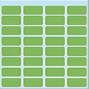 Etiket HERMA 3645 12x19mm groen 160 stuks