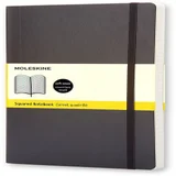 Notitieboek Moleskine large 130x210mm ruit 5x5mm soft cover zwart