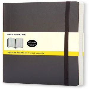Notitieboek Moleskine large 130x210mm ruit 5x5mm s