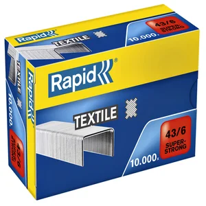 Nieten Rapid 43/6 textiel gegalvaniseerd strong 10