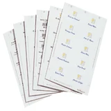 Badgekaart Durable 1453 bedrukbaar 40x75mm 240 stuks