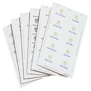 Badgekaart Durable 1453 bedrukbaar 40x75mm 240 stu