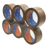 DULA Verpakkingstape low noise PP acryl - 48mm x 66m - bruin