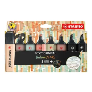 Markeerstift STABILO Boss 70/8 nature colors etui