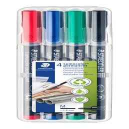 Viltstift Staedtler Lumocolor 317 permanent M set
