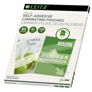 Lamineerhoes Leitz iLAM A4 zelfklevend 2x80micron