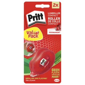 Lijmroller Pritt Compact permanent 2e halve prijs