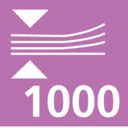 Poetspapier Katrin medium 1-laags 1000 vel wit 485