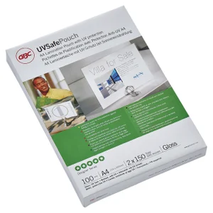 Lamineerhoes GBC A4 2x150micron UV bestendig 100 s