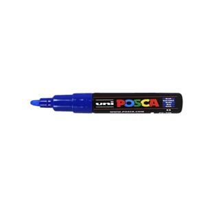 Paintmarker Uni POSCA PC7M breed donkerblauw