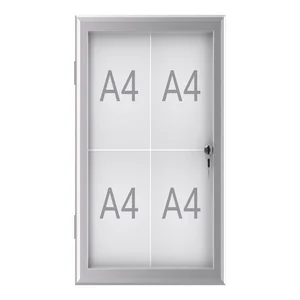 Buiten- binnenvitrine wand MAULexcite whiteboard 4
