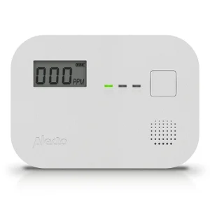Koolmonoxidemelder Alecto 10 jaar sensor en displa