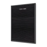Letterbord IEZZY 60x80cm zwart hout