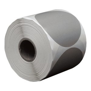 DULA Etiketten rond zilver 65mm - 500 stickers op rol - Sluitzegel