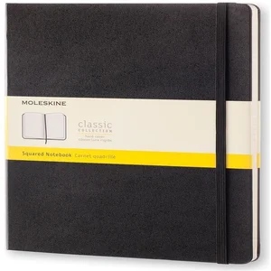 Notitieboek Moleskine XL 190x250mm ruit 5x5 hard c