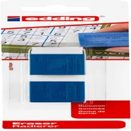 Gum edding R20 met kunststof blauwen houder 2 stuk