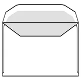 Envelop IEZZY C5/6 114x229mm venster rechts gegomd wit 500 stuks
