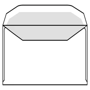 Envelop IEZZY C5/6 114x229mm venster rechts gegomd