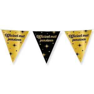 Classy Party flags foil Pensioen