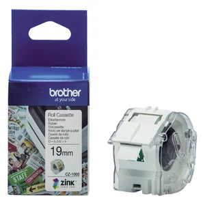Etiket Brother CZ-1003 multifunctioneel 19mm 1 rol