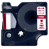 DULA - Dymo D1 45805 / S0720850 Rood op wit 19mm x 7m