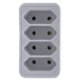 DULA stopcontact quattro - wit
