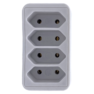 DULA stopcontact quattro - wit