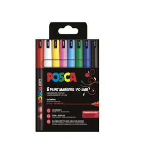 Paintmarker Uni POSCA PC1MR extra fijn assorti set