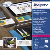 Visitekaart Avery C32026-25 2-zijdig 270gr 250 stuks