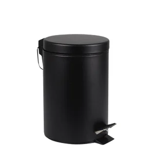 Pedaalemmer BRASQ 12 liter zwart