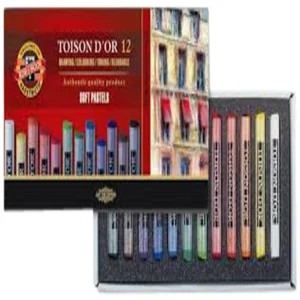 Pastelkrijt Koh-I-Noor Toison 8512 rond 12 stuks a