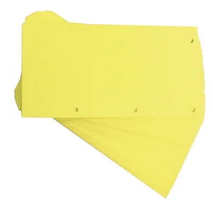 Scheidingsstrook Oxford Duo 240x105mm geel 60 stuk