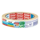 Afplaktape tesa® Economy 25mx19mm geel