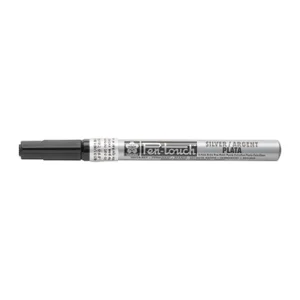 Viltstift Sakura Pen-touch extra fijn zilver