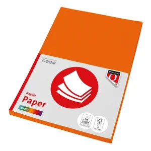 Kopieerpapier Quantore Colour A4 120gr oranje 100