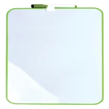 Whiteboard Desq 24x34cm + marker groen profiel